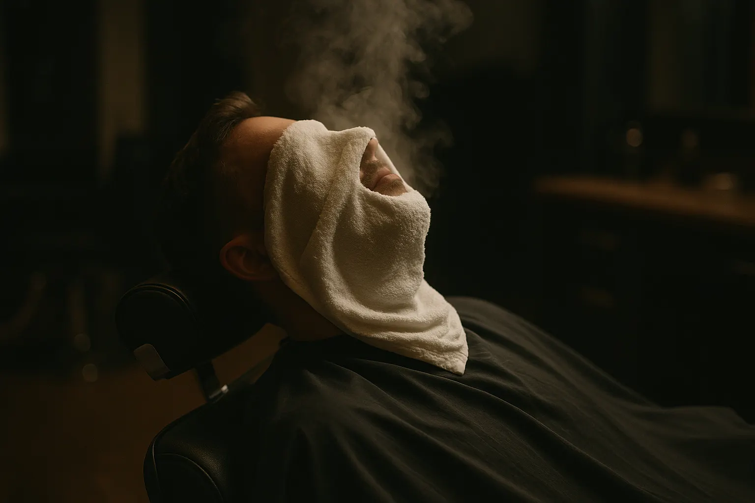 Hot-towel shave